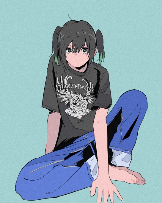 デニムブクス作りたいなぁ、せっかく描いたから印刷したい🖨 