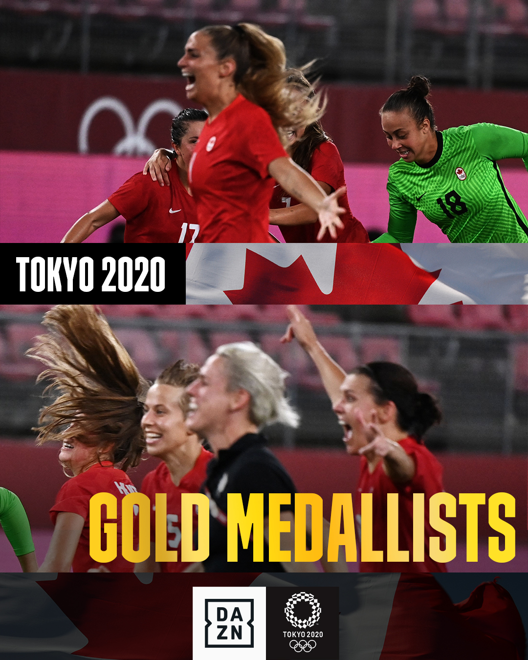 Dazn Canada Canada Take Home The Gold Medal