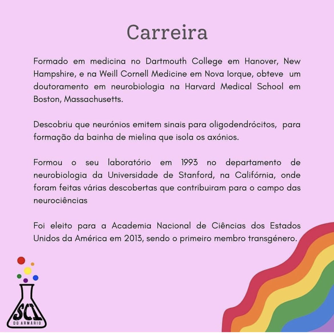 SciDoArmario's tweet photo. #queerstem #benbarres #neurociência #transgenderpride #stemportugal #comunicaçãocientífica #comunidadecientífica #ciencialgtbiq https://t.co/pxNX4WO3gr
