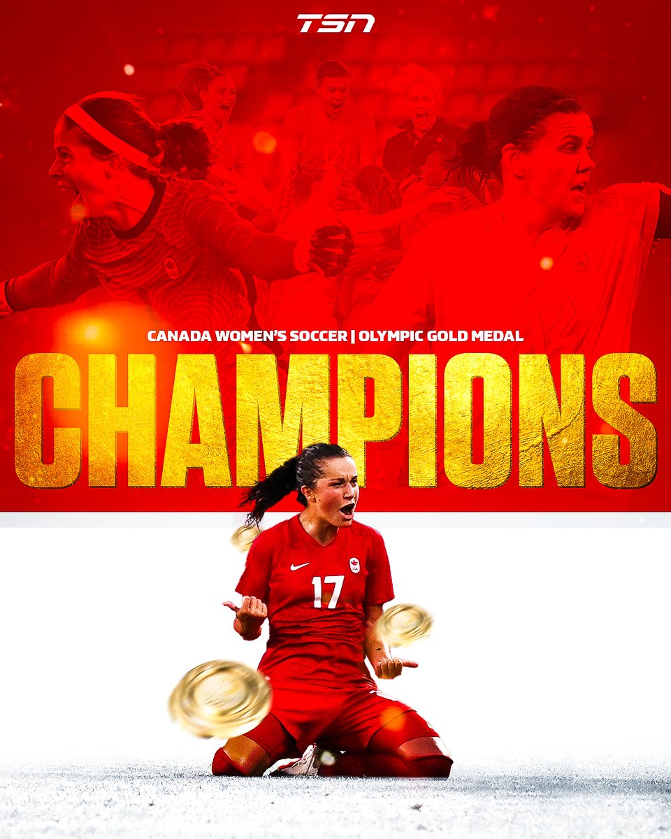 CHAMPIONS AT LAST! 

CANADA TAKES THE GOLD! 🇨🇦🥇