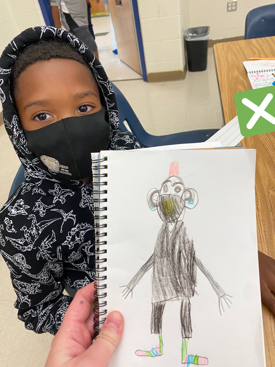 Some highlights from our first week of classes! My students received sketchbooks for the quarter, including our resident teddy bear (that belongs to a 1st grader) 

Excited to see what they come up with! 

#ChoosePurpose <a href="/SlaterPBSA/">T.H. Slater Elementary School</a> <a href="/MsSalterSLATER/">Ms. Salter</a>