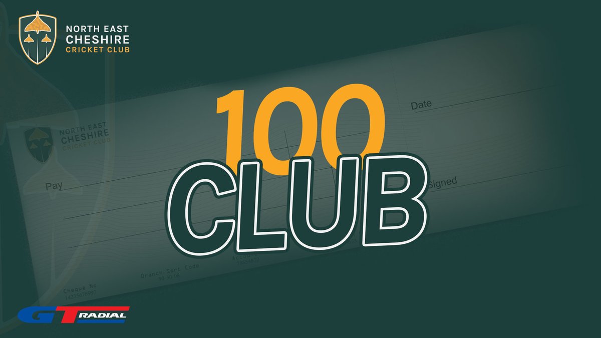 Congratulations to our 100 Club winners for July:

🥇 Ian Waller
🥈 Andy Floyd
🥉 Damien Mullany

To be in with a chance of winning next month's prizes, you can sign up to the Jets' 100 Club at neccc.co.uk/pages/100-club