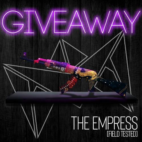 Time for another #CSGOGiveaway! 

This time we are giving away AK-47 The Empress [Field Tested] 👑

❤️ Like
🔄 Retweet 
And follow us to enter this #Giveaway 👀

Good luck! 🤞