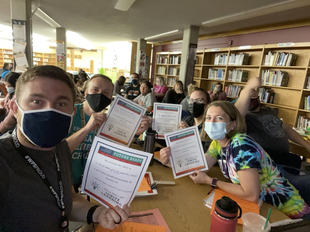 ColemanUSD259's tweet image. Every staff member made their personal commitment for how they will IGNITE LEARNING 💡 and support the WPS Strategic Plan this school year. #WPSIgniteLearning #WPSProud #OneSchoolManyStories