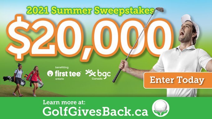 Golf Gives Back Canada (@golfgivesback) on Twitter photo Made your donation to Golf Gives Back yet? Raising funds for First Tee Programming at <a href="/BGCCAN/">BGC Canada</a> Centres, and providing <a href="/cobragolf/">COBRA Golf</a> Junior Clubs to our partnering courses! Donate today to win a Grand Prize package worth $20,000, and many other amazing prizes! Made your donation to Golf Gives Back yet? Raising funds for First Tee Programming at <a href="/BGCCAN/">BGC Canada</a> Centres, and providing <a href="/cobragolf/">COBRA Golf</a> Junior Clubs to our partnering courses! Donate today to win a Grand Prize package worth $20,000, and many other amazing prizes!