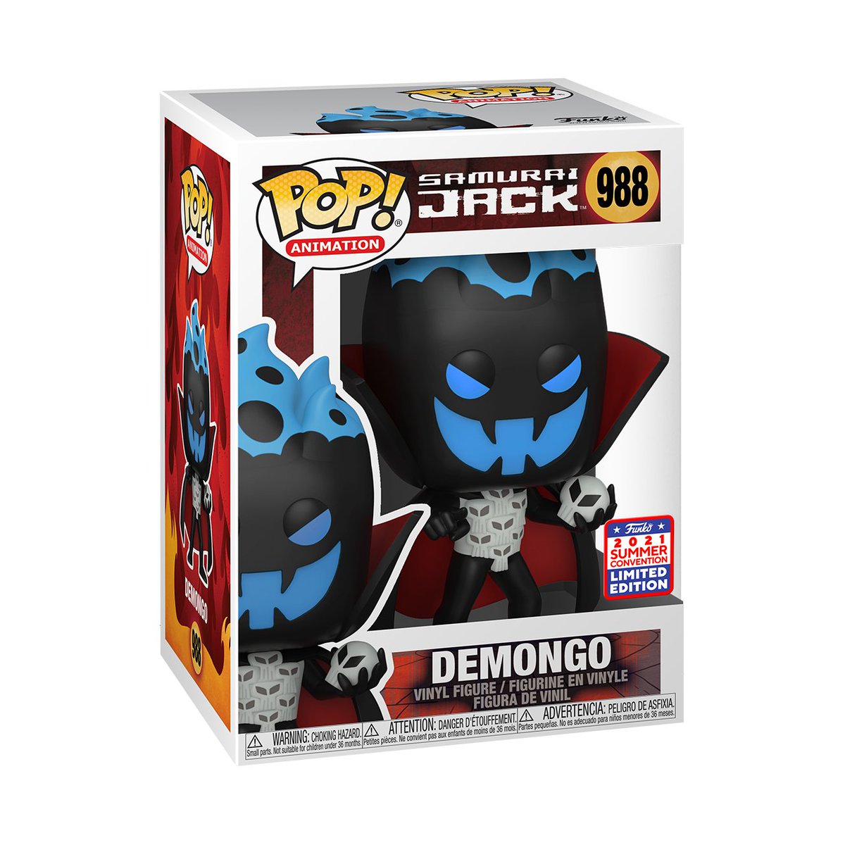 OriginalFunko's tweet photo. Happy #FunKon Friday! RT and follow @OriginalFunko for the chance to WIN a Demongo Pop! #FunKon2021 #Funko #FunkoPop #FunkoVirtualCon #SamuraiJack https://t.co/Tcz7LPKnkm