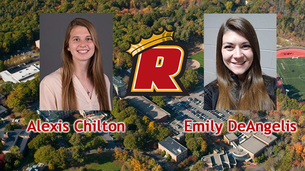 GoRegisPride's tweet photo. Alexis Chilton and Emily DeAngelis joined the Pride athletic training staff this week. Their experience working with student-athletes will be an asset for Regis Athletics. #RoarPride

Story: https://t.co/bo7m5gE5aC https://t.co/tMBLvuSd1q