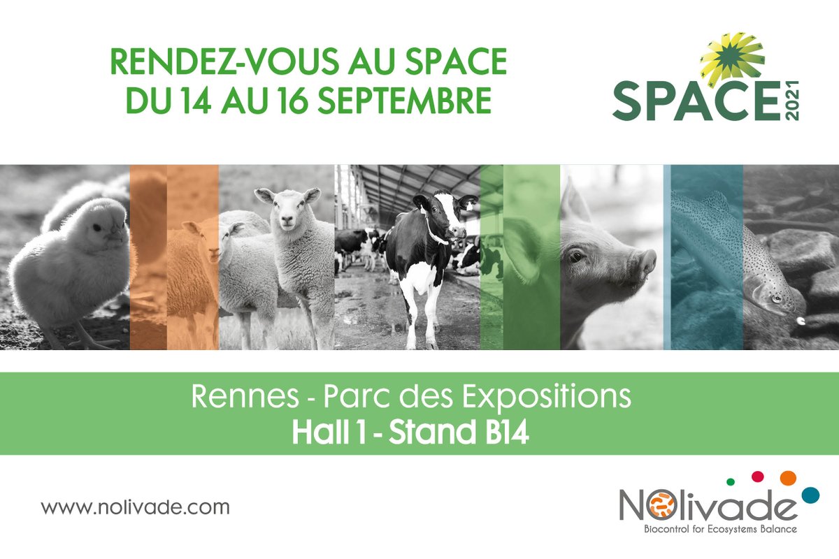 Le salon SPACE 2021 aura lieu du 14 au 16 septembre à Rennes et nous y serons. Nous sommes ravis de bientôt vous retrouver, hall 1 stand B14. A très bientôt !
#event #Nolivade #SPACE2021