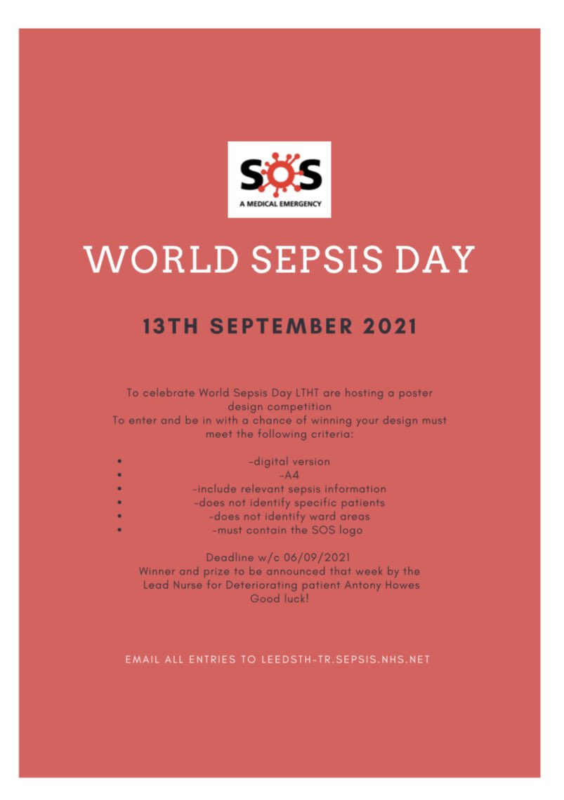 Get involved! <a href="/LeedsHospitals/">Leeds Teaching Hospitals</a> <a href="/WorldSepsisDay/">World Sepsis Day</a> good luck!