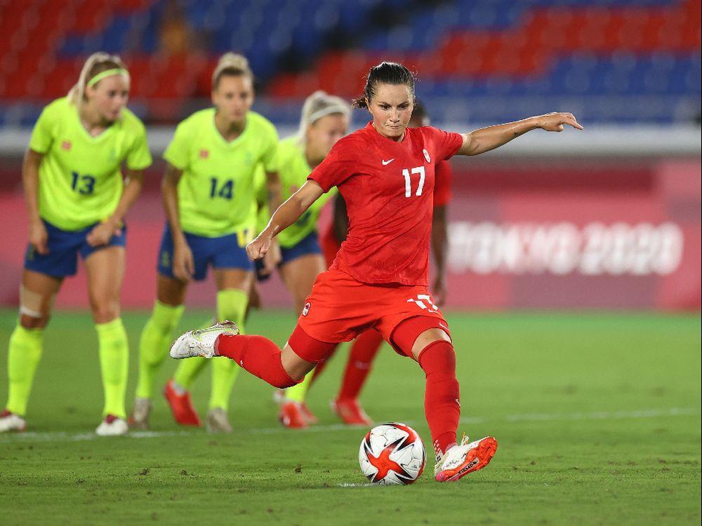 Canada wins Olympic gold over Sweden on Julia Grosso penalty in women's soccer final