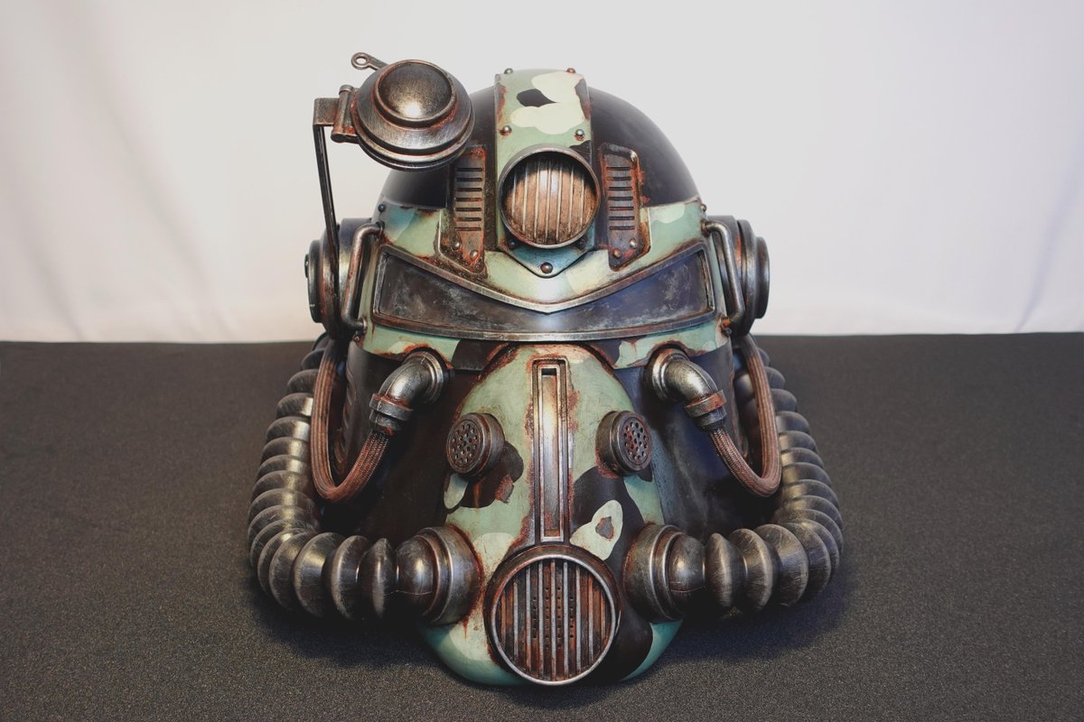 Bethesda_UK's tweet image. Enter our Customized T-51b Helmet Giveaway!

Last week we teased and shared this awesome #Fallout76 Brotherhood Reclaimed T-51b Power Armor Helmet, and now it can be yours!

Follow and RT for a chance to win ☢️ 

UK RESIDENTS ONLY - T&amp;amp;Cs APPLY: beth.games/3xtmPQc