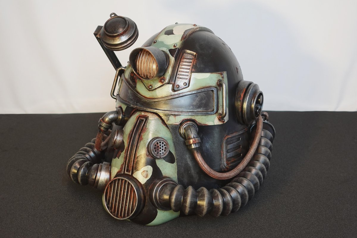 Bethesda_UK's tweet image. Enter our Customized T-51b Helmet Giveaway!

Last week we teased and shared this awesome #Fallout76 Brotherhood Reclaimed T-51b Power Armor Helmet, and now it can be yours!

Follow and RT for a chance to win ☢️ 

UK RESIDENTS ONLY - T&amp;amp;Cs APPLY: beth.games/3xtmPQc