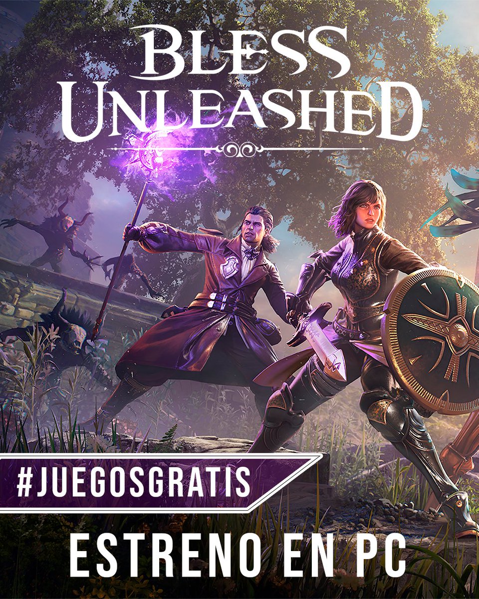 MattbigYT's tweet photo. Acaba de salir Bless Unleashed Para pc!

#Freetoplay #juegosgratis #free #gratis
#juego #pcgames #estrenos #newgame #nuevo #agosto2021 #mattbig #lanzamientos https://t.co/NL5RZ9hp1Y