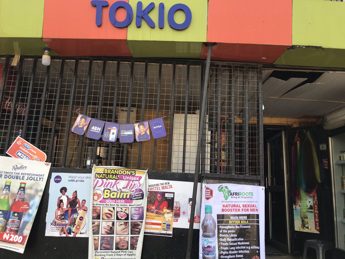 AFRIROOT's tweet photo. Forget Maria, Emmanuel, and #BBNaija . If you’re in Unilag. Hurry to Tokio Supermaket to get your #Sexualbooster drink.

You will thank us. https://t.co/t5GYTnGml1