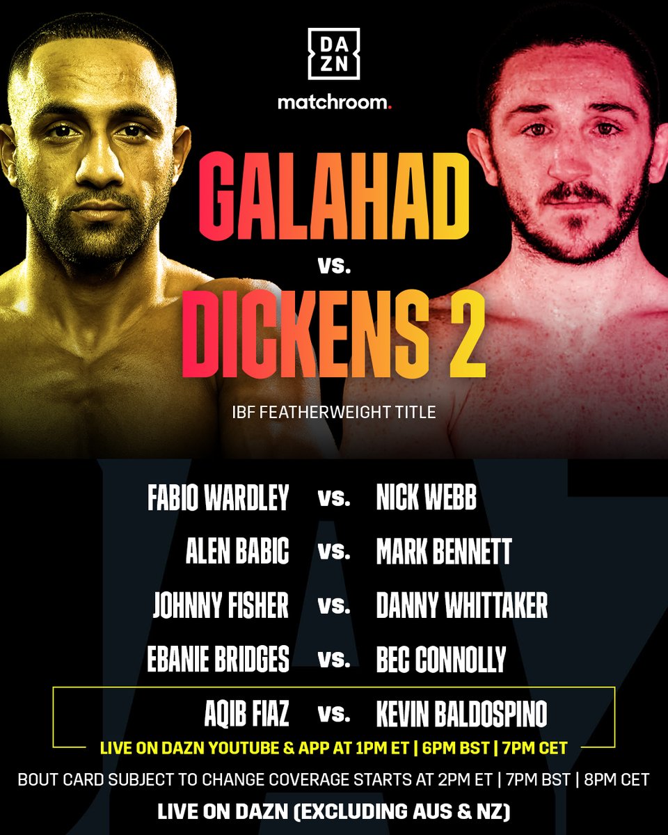 Dazn Boxing Tonight S Order Of Play Dazn Boxing Tonight S Order Of Play