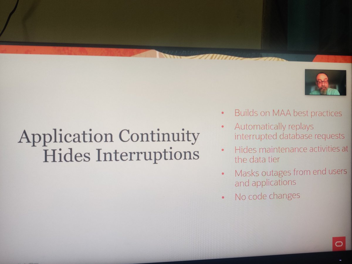 surajmalli's tweet image. Oracle Application continuity deep dive by Ian Cookson @OracleMAA @RACMasterPM @aioug #oraclemaa