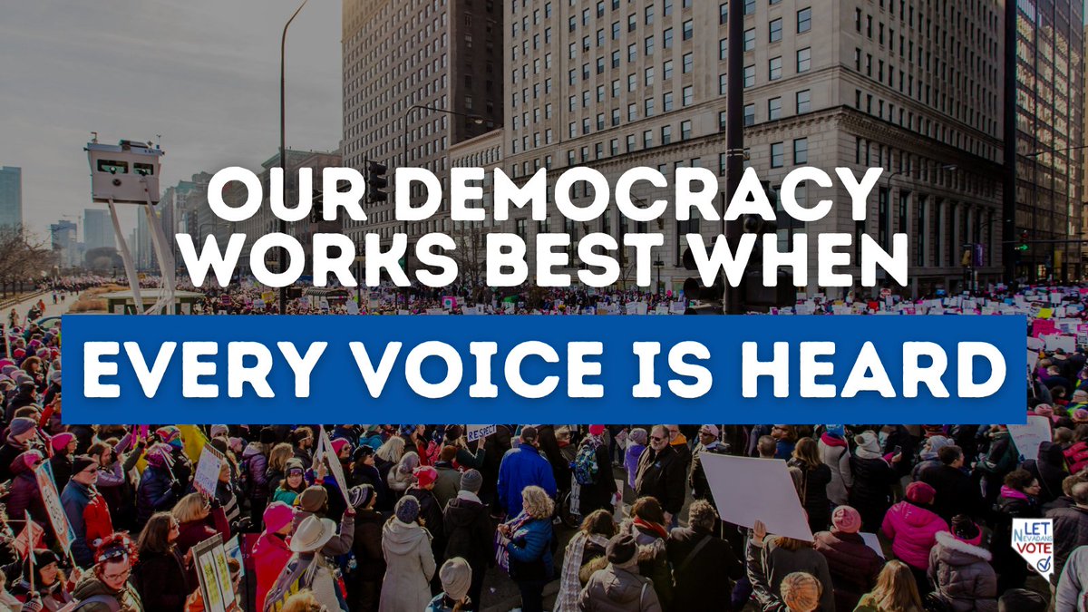 BattleBornProg's tweet photo. 🎈 Today we celebrate the 5️⃣6️⃣ anniversary of the #VotingRightsAct. Even though states across the nation are pushing back on voting rights, Nevada leads by passing legislation, such as #AB321 and #AB422, that expands access to the ballot #LetNevadansVote https://t.co/WhIBOTbgXC