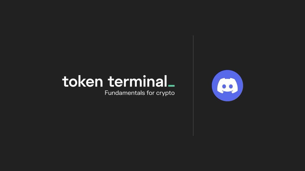 tokenterminal's tweet photo. We're now live on @discord! 🚨 

If you have any questions or feedback about the product, make sure to jump right in!👇

🤖 https://t.co/0A8DnAkMnT https://t.co/Om7hF5vZQe