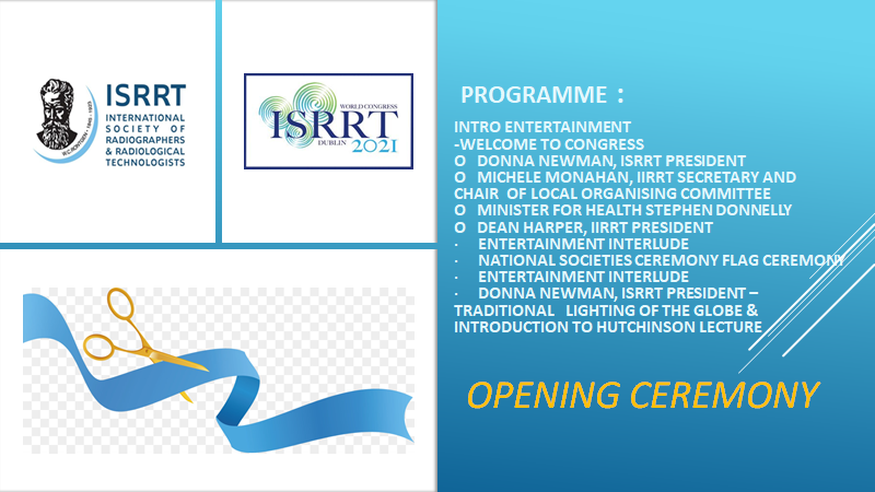 ISRRT 20th-22nd August opening ceremony details #uniqueopportunity #ministerforhealth #IIRRT #ISRRT 
Programme:isrrtdublin2021.org/programme/