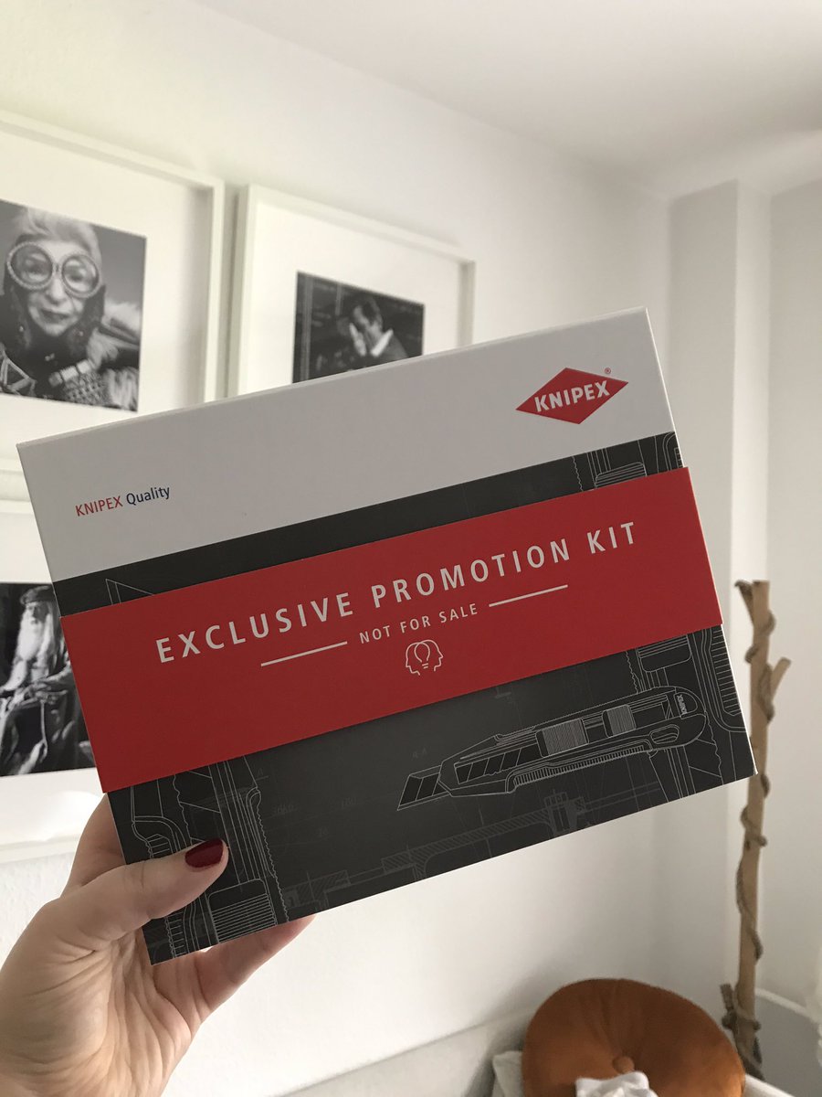 😍🥰 Thank you <a href="/KnipexOfficial/">Knipex_official</a> for the early birthday gift. I am so keen to try the new CutiX out. 🔥 You made me so happy today!!!