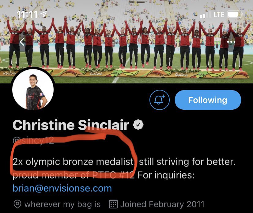 Labonte32's tweet image. Can’t wait for @sincy12 to edit her profile🥇. Congrats ladies @CanadaSoccerEN , this was absolutly incredible!