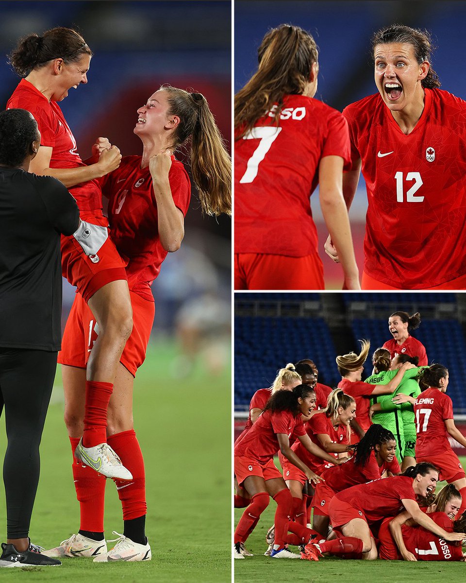 Women's Soccer Canada defeat Sweden in a thrilling penalty shootout to