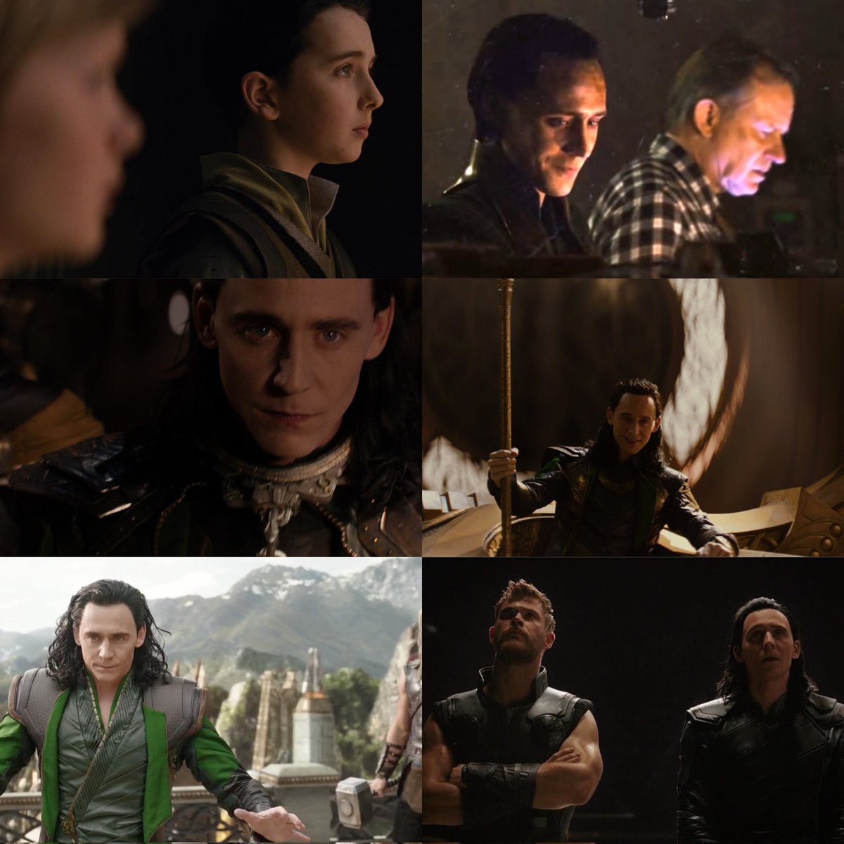 RT @archiveloki: the first and last shots of loki in each of the thor movies https://t.co/LNcMxd9GG2