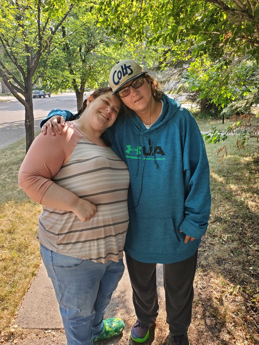Nice walk with a couple of my favorite gals this morning!
