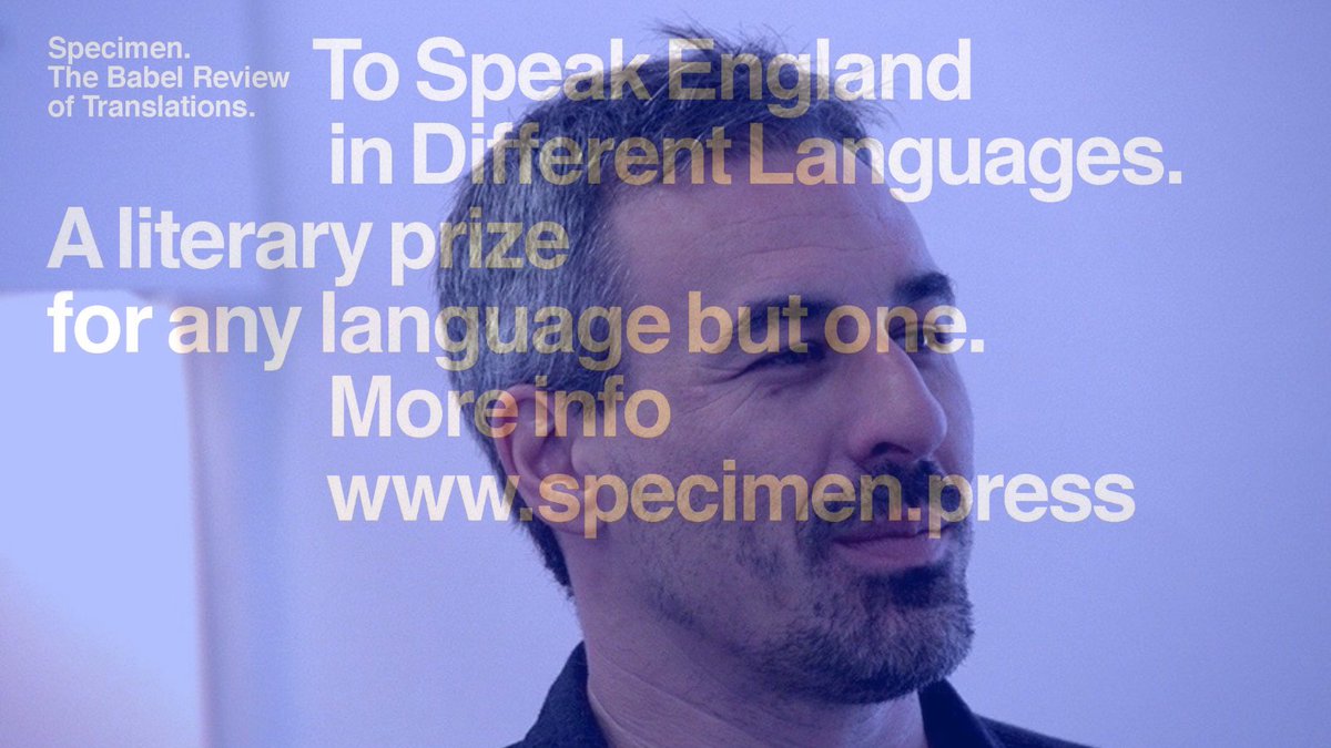 Last but not least Matteo Campagnoli is the final member of the To Speak England in Different Languages prize jury.

#literature #literaryprize #callforsubmissions #babel #brexit #tospeakenglandindifferentlanguages #acesupported #nationallottery <a href="/tnluk/">The National Lottery</a> <a href="/DCMS/">Department for Culture, Media and Sport</a>