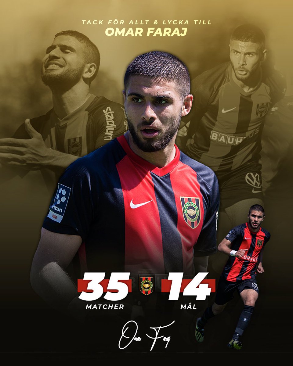 August_Wiklund's tweet photo. 𝙊𝙈𝘼𝙍 𝙁𝘼𝙍𝘼𝙅 — BP:s senaste utlandsexport.

19-åringen är nu såld till spanska Levante UD. Det blev totalt 35 matcher och 14 mål i seriesammanhang i BP:s A-lag denna gång.

Tack för allt &amp; lycka till! https://t.co/ZtUcFhp84Q