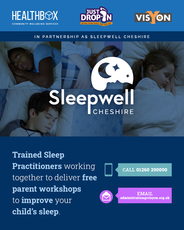 Visyonltd's tweet image. Would you like to improve your child’s sleep? 💤💤

Sleepwell Cheshire will be offering Sleep Courses that are suitable for parents of 4–18 year-olds. The first course starts in September. Call us if you are interested on 01260 290000!🧡

#Sleep #Parenting #MentalHealth