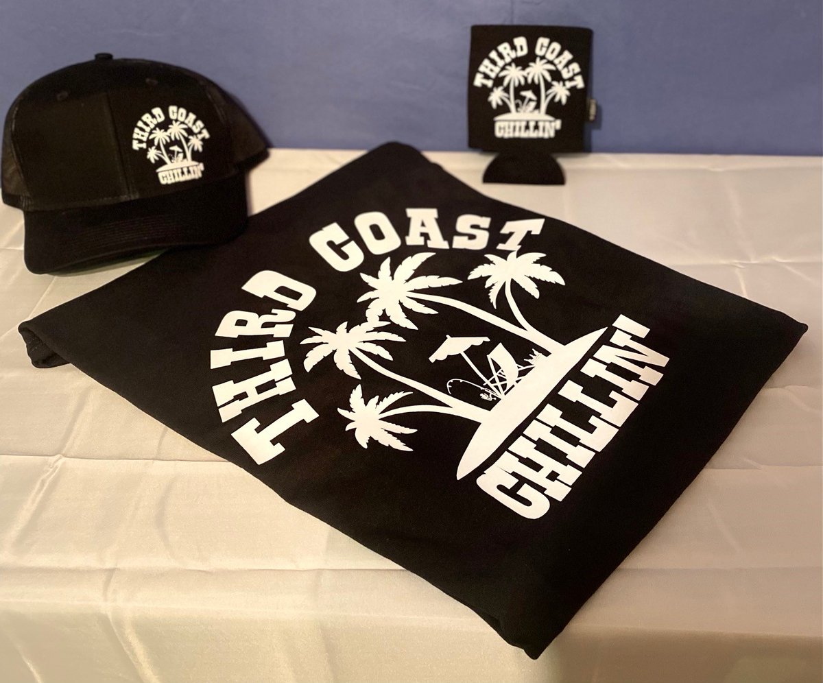 ChillinThird's tweet image. Check out our T-Shirt/Hat/Koozie combos on our website thirdcoastchillin.net