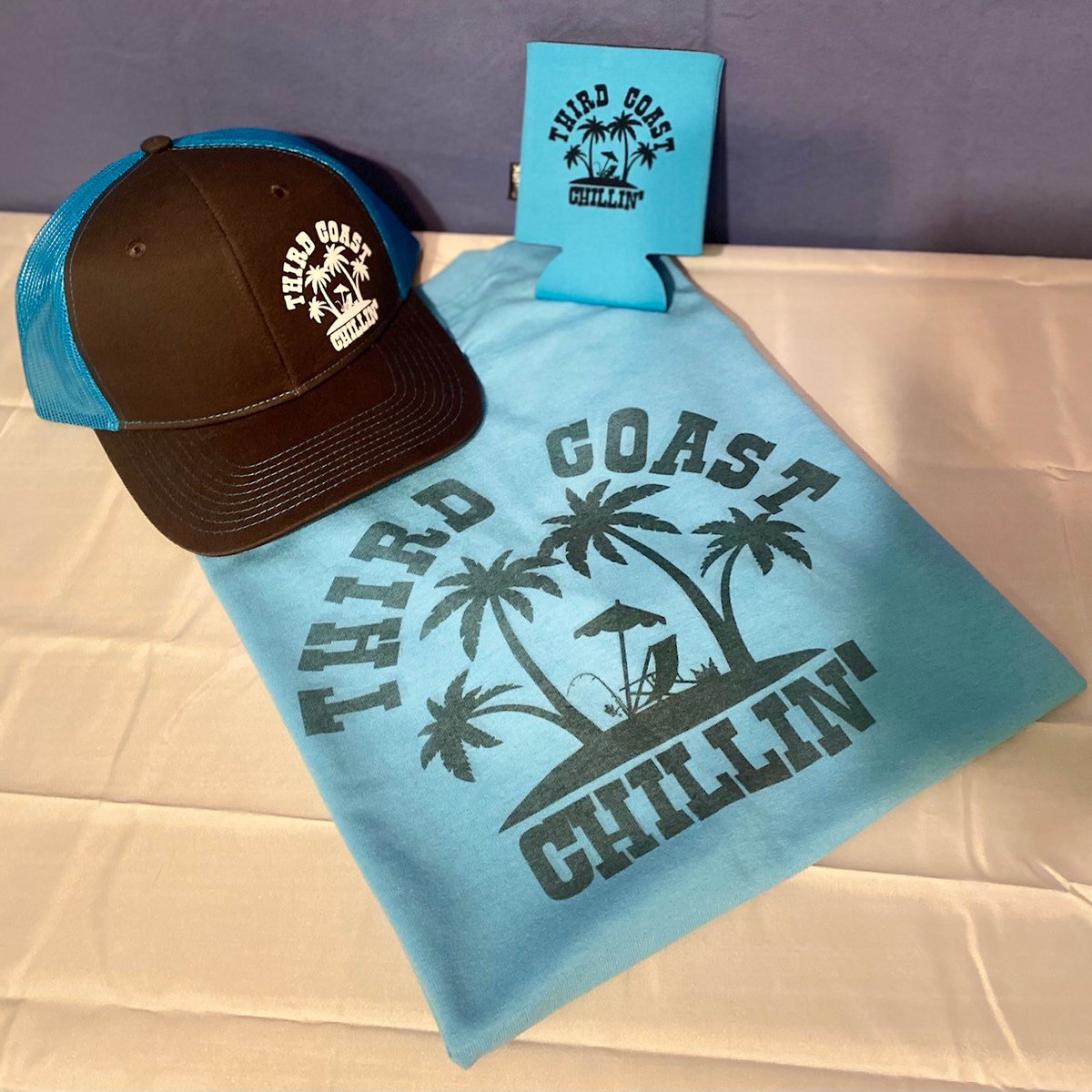 ChillinThird's tweet image. Check out our T-Shirt/Hat/Koozie combos on our website thirdcoastchillin.net