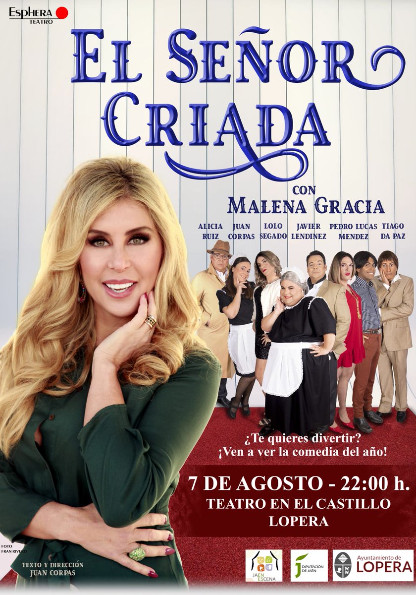 Este sábado día 7 de agosto tenemos #Teatro en el #CastillodeLopera.  No te lo pierdas!
@EspheraTeatro