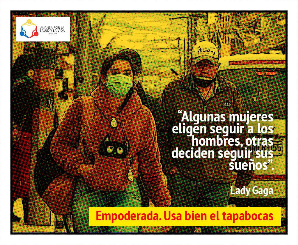 CMBogotaDC's tweet photo. Nos unimos a la campaña de la @AlianzaSyV #UsarTapabocaEsCuestionDeVida
#SARSCoV2 #Covid19Colombia #VarianteDeltaColombia
RT #FF @AlianzaSyV https://t.co/hPdLJrp7jP