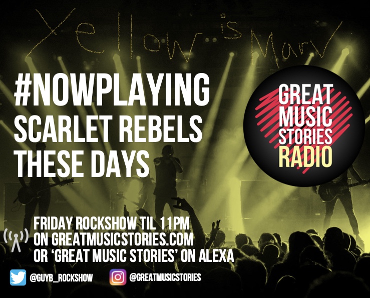 GuyB_rockshow's tweet photo. Kicking off tonight with the people's song - the most requested tune since Monday. The boys slayed @WildFireFestUK, top 40 beckons &amp; matron is seemingly writing on my posters. #Nowplaying @ScarletRebels #TheseDays.
Yellow Vinyl Alert!! .. news incoming in the next 30 mins! https://t.co/mDCIL4f3Cr