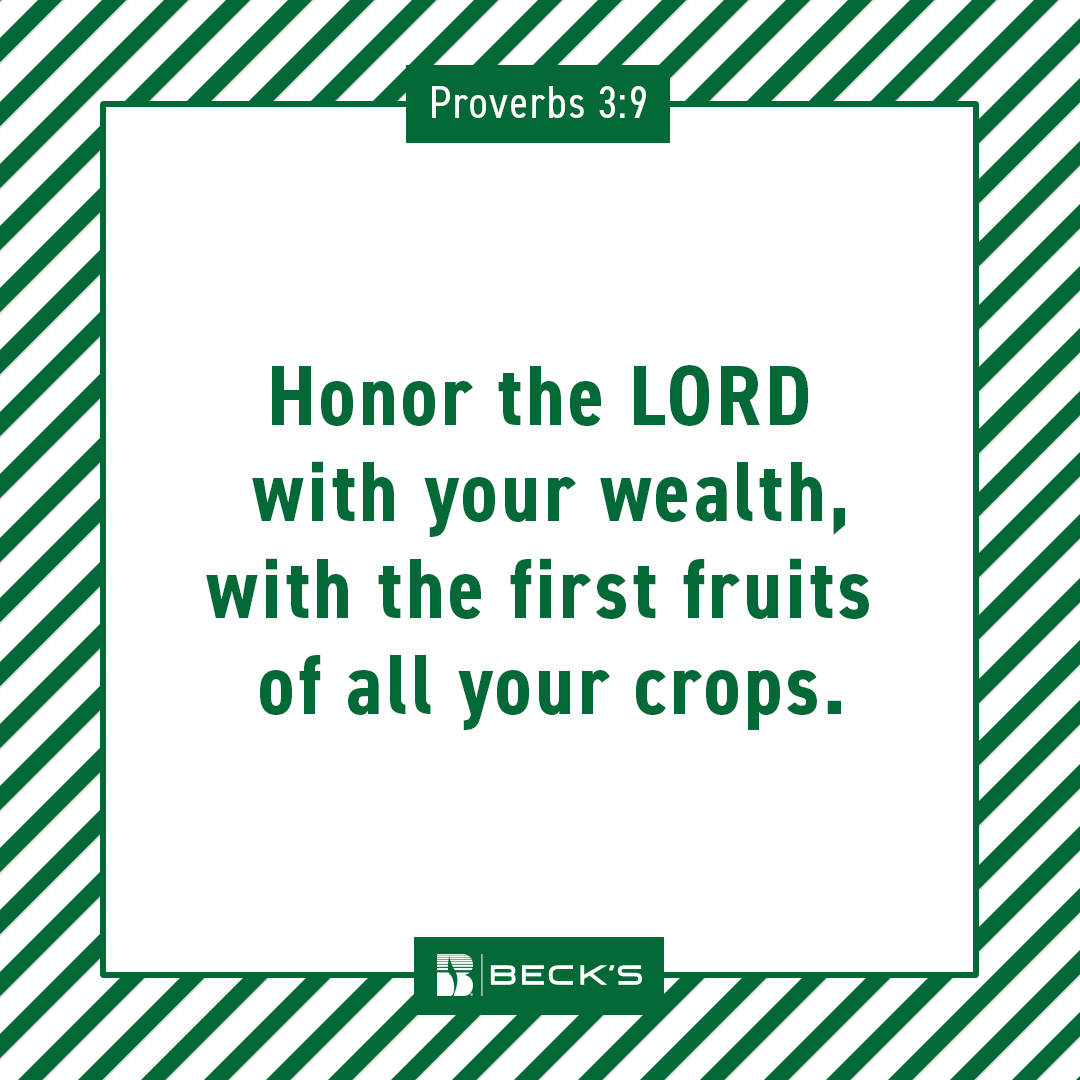 ⛪ #FaithFridays 🙏

Have we ever given until it hurts? God takes care of those who give, after all, it is ALL His anyway. Why not give a little more?

#WeAreBecks #FarmersAtHeart