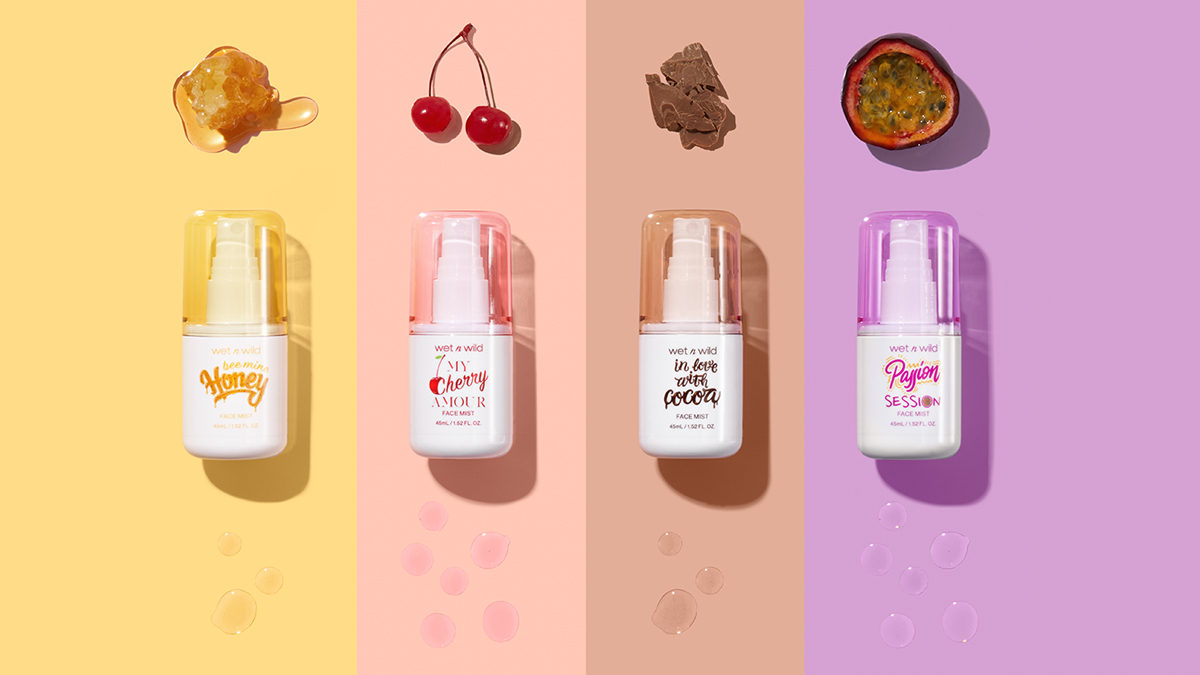 Prep, set, and refresh with one of four #WildCrush 3-in-1 Face Mists! Which one is your favorite? 🍯🍒 💜🍫

Get them ONLY <a href="/Target/">Target</a> (online &amp; in-stores) and at wetnwildbeauty.com #wildcrush #wildcrushwnw #wetnwildWildCrush #wetnwild #wetnwildbeauty #beauty #crueltyfree