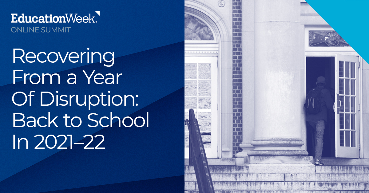 educationweek's tweet photo. On 8/19, join EdWeek Top School Jobs contributor Elizabeth Heubeck in exploring the pandemic's impact on teacher PD priorities for the upcoming school year, as many schools return to the classroom. 

 Register for the #SchoolReset summit here: https://t.co/AfrpnCXkZG https://t.co/0Te8vHV6kz