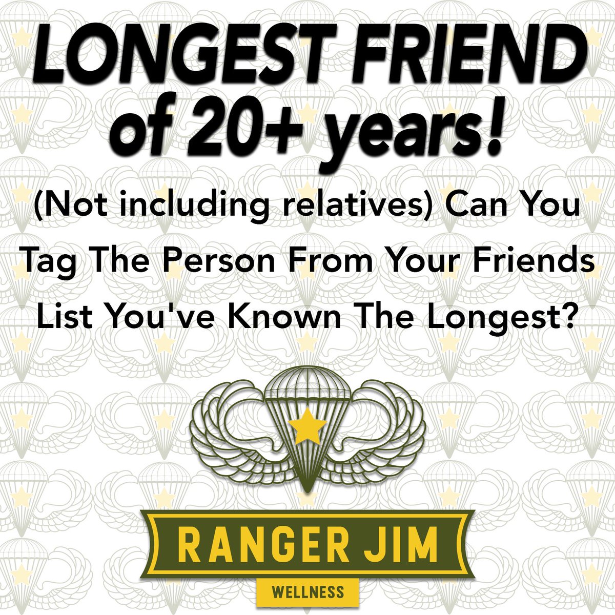 WellnessJim's tweet photo. #rangerjimwellness #communityfun #wellness #positivity #veterans #military #veteranhealth #militaryhealth #community #together #happiness #positivelife #healthandwellness
#militarylife #life https://t.co/7klrW3aI6k