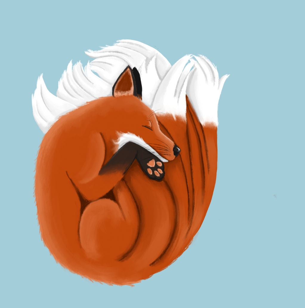 Delewart's tweet photo. #Kitsune 
do you like it? 
#italianillustrator #illustration #delewart #illustrator #animal #cuter https://t.co/SpqhVucrf1