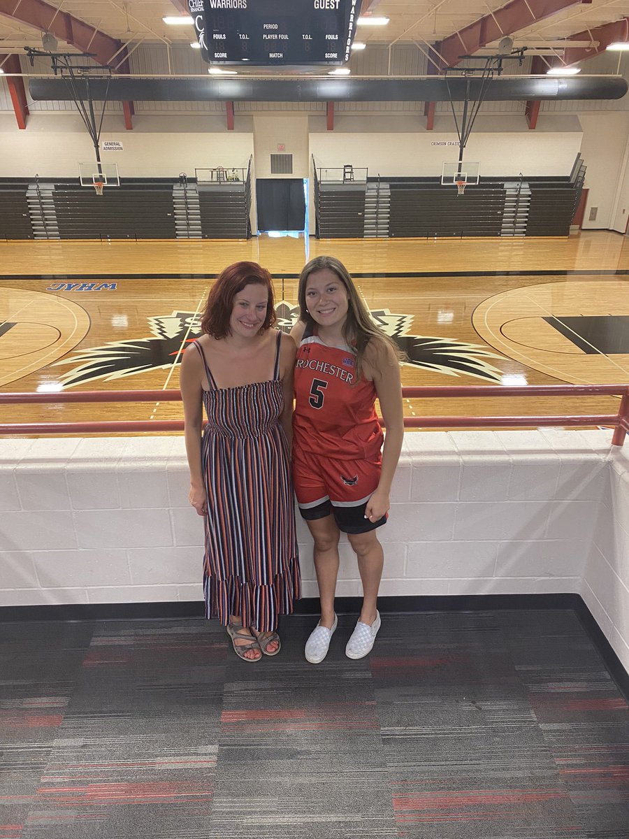 After a great visit today I am blessed to say I have received an offer to play basketball at the next level and to continue my academics at Rochester University! Thank you coaches! <a href="/RUWBBALL/">Rochester University WB</a>