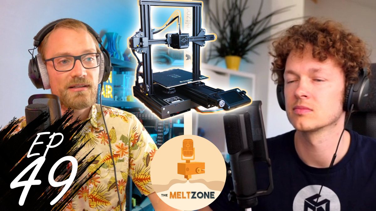 Hey, it's Friday and there is a new episode of the <a href="/TheMeltzone/">The Meltzone</a> Podcast online! We talk about why companies should stop building Ender-3s, orange peel 3D printing, soldering robots, STL to solid conversion and Über-Materials!
Listen now: youtu.be/_QCKfoOsp0Y