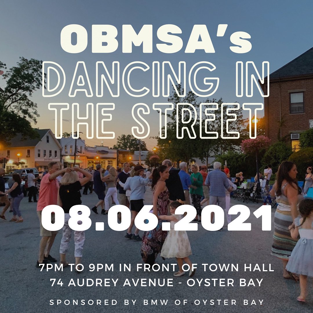 oysterbayny's tweet photo. Going on tonight! Join us for dancing under the stars in downtown #OysterBay! 🎶💃🕺

From 7-9 by the bandstand!

#OBFreeEvent #DITS2021 #OysterBayNY #OBcommunity #dancinginthestreet https://t.co/KAIMCyBpsj