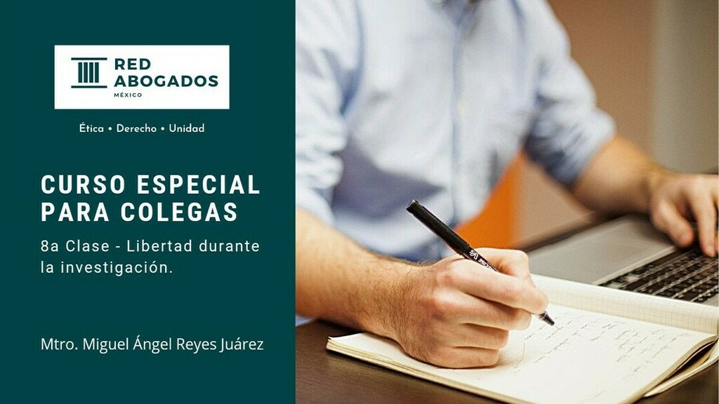 RedAbogadosMex's tweet photo. Curso Penal Para Colegas: "Libertad durante la investigación"
Tienen esta y las clases anteriores en la wikired.

IMPORTANTE
Estudiar los temas de la clase grabada.
Estar al pendiente las fechas (abajo se colocan), en las que se ofrecerán las mentorías d… https://t.co/wON14piolX https://t.co/u5iFtsKsOH