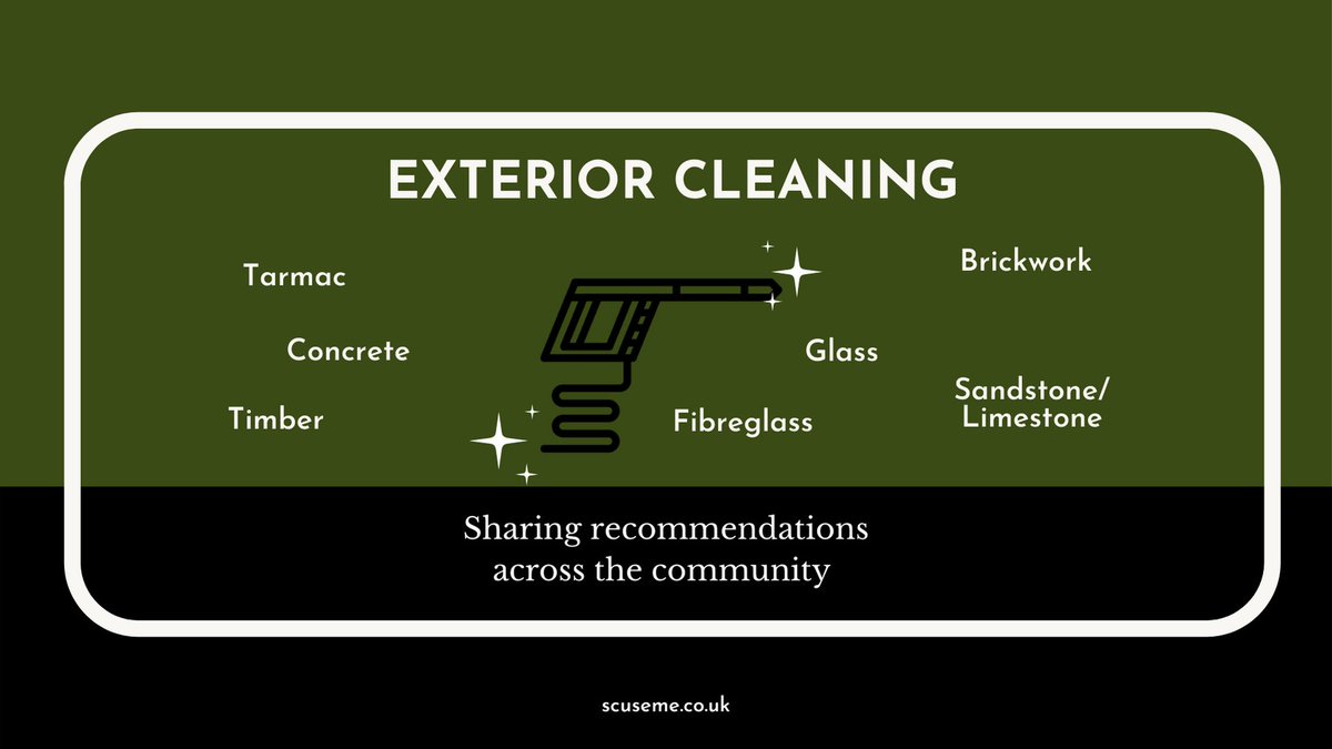 Pressure washing will:
👍Brighten up your home's exterior.
👍Increase your home value and wow appeal.
👍Is environmentally friendly
👍Applies so much force so therefore uses much less water overall. 

bit.ly/3r9t4r2 #scusemeApproved