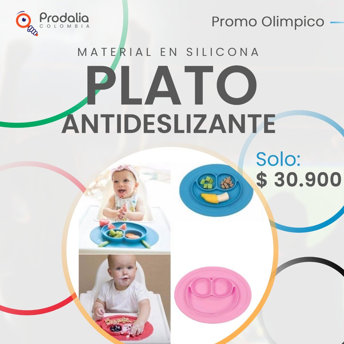 Prodaliacol's tweet photo. 🔥Plato Antideslizante En Silicona Para Bebes💥
En Prodalia encuentras de todo a precios super bajos!!!
✈💵Envío/pago contraentrega nacional 
Escríbenos o Cómpralo aquí 👉https://t.co/ZGrTKwtT6B
Promoción valida por el día de la publicación
Imagen de referencia https://t.co/VMCSTGpCyO