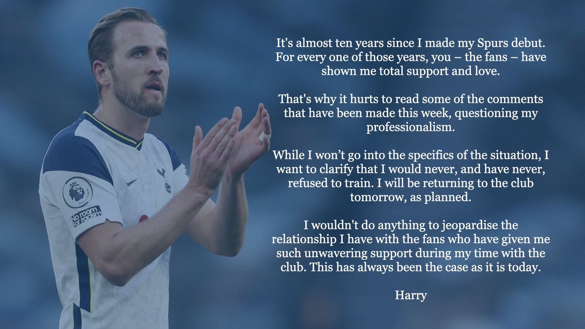 Harry Kane on Twitter