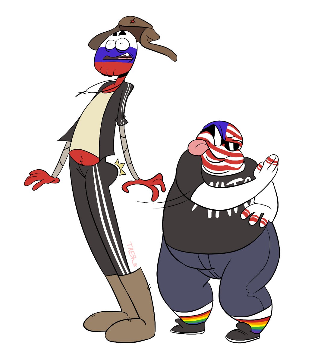 Russia - Desenho de countryhumans - Gartic