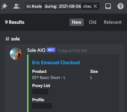 some shorts
bot- @soleaio @soleaiosuccess 
proxies - @OculusProxies @OculusSuccess 
group - @aycdio @CarbonMonitors